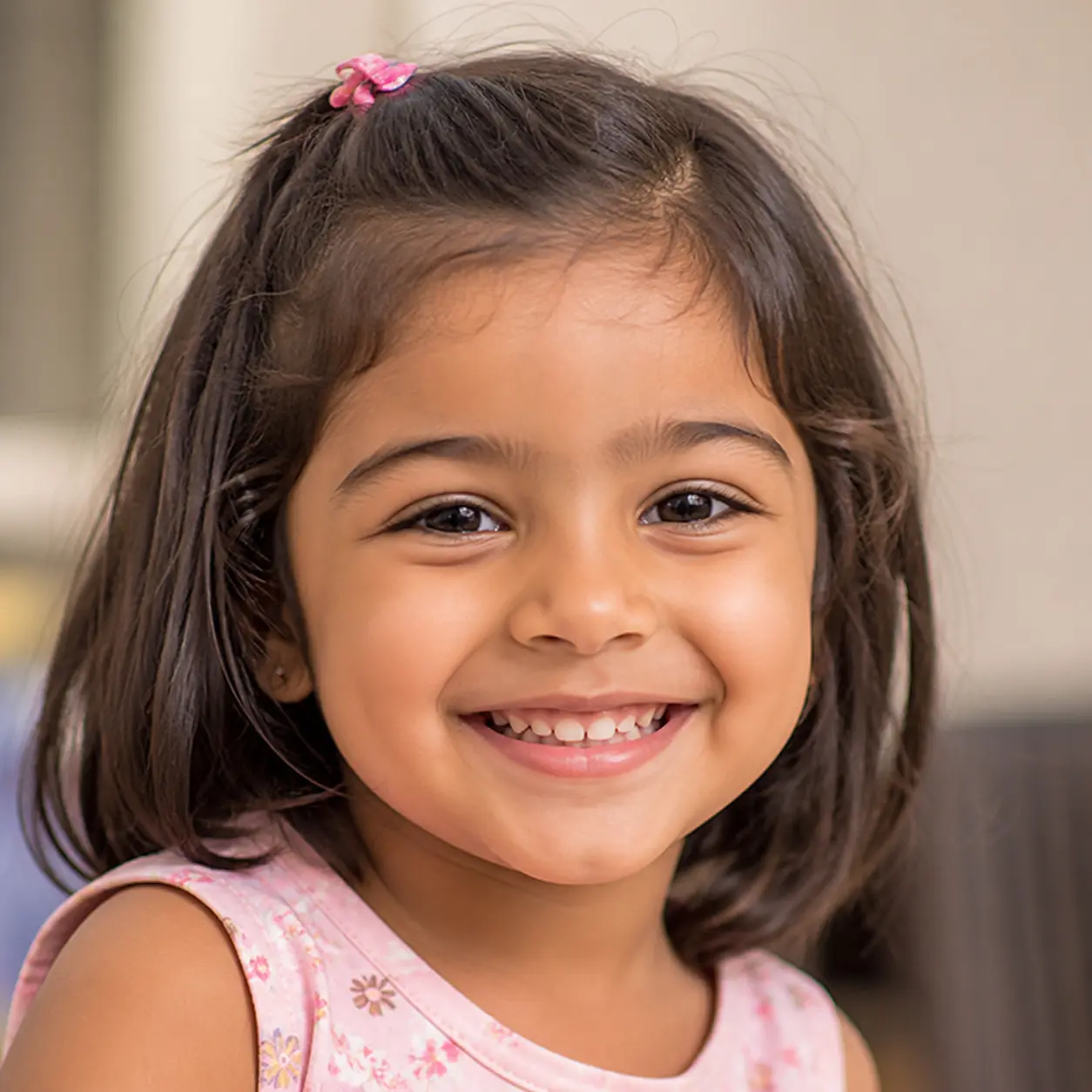 Happy child patient at Kalra Child Care Clinic